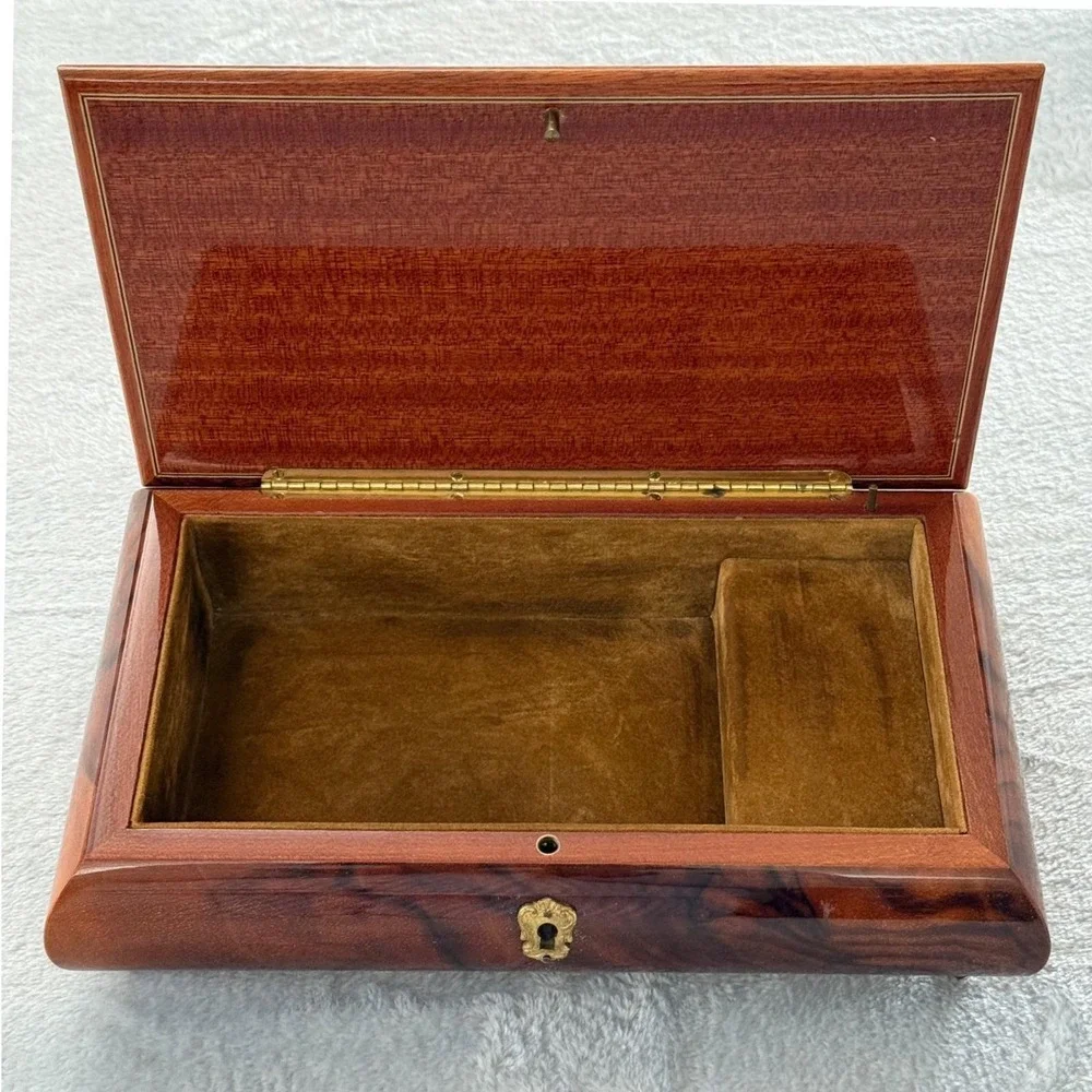 Reuge Swiss Musical Jewelry Box – Edna Hibel Art, La Bohème, With Key, Excellent